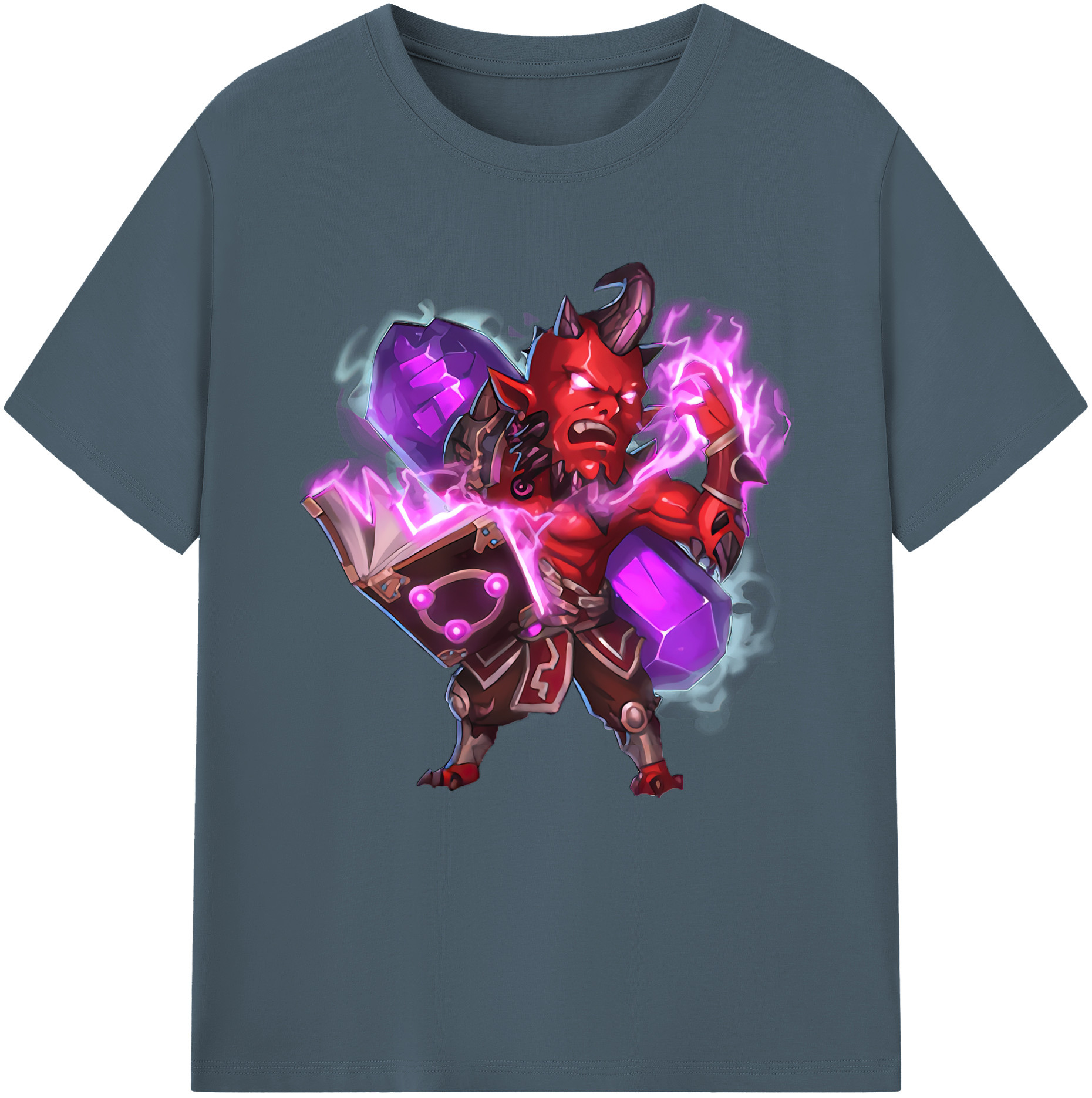 リーグ・オブ・レジェンド League of Legends LOL 綿100％半袖Tシャツ（フロントプリント）